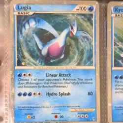 Lugia SL7 Call of Legends Shiny Holo Rare HP 100 Hydro Splash Pokemon Card - Image 1