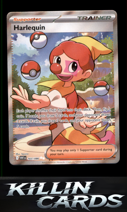 Harlequin - 163/086 163/086 Pokemon Ultra Rare SV: White Flare Card NM - Image 1
