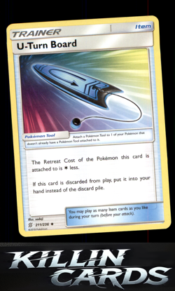 U-Turn Board 211/236 Pokemon Uncommon SM - Unified Minds Card NM - Image 1