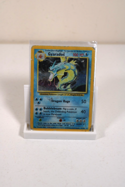 Pokemon Base Set Unlimted Holo Card: Gyarados (6/102) - Damaged (#2) - Image 1