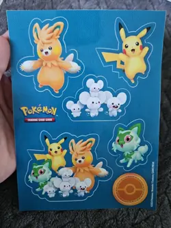 Pokemon Paldea Adventure Chest Contents ONLY Mini Card Book, Stickers, Squishy & - Image 5