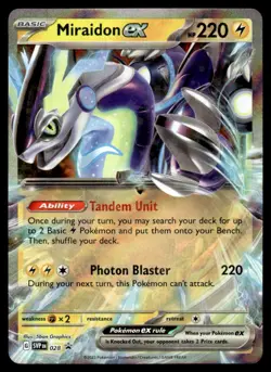 2023 Scarlet & Violet Series - Scarlet & Violet Promos Miraidon ex Common #28 - Image 1