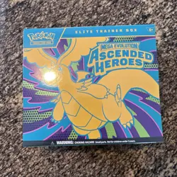 Pokemon TCG Mega Evolution ASCENDED HEROES Elite Trainer Box - BRAND NEW Sealed - Image 1