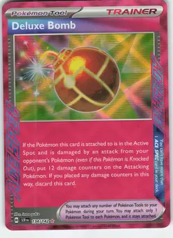 Deluxe Bomb 134/142 ACE SPEC Rare Holo SV07: Stellar Crown NM Pokemon - Image 1