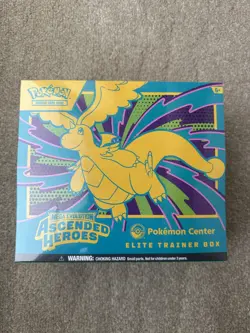 Pokemon TCG Ascended Heroes Pokemon Center Elite Trainer Box ETB New Sealed Mint - Image 1