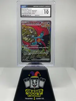 Roaring Moon ex - Pokemon 2024 JPN - Terastal Fest 218/187 - SAR HOLO - CGC 10 - Image 1