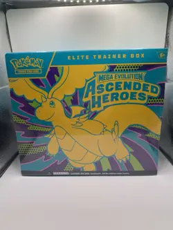Pokemon TCG: Elite Trainer Box Mega Evolution Ascended Heroes Dragonite - Image 1