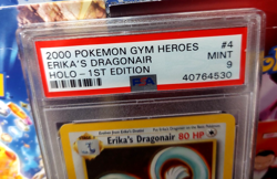 2000 Pokemon Gym Heroes Erika's Dragonair Holo 1st Edition #4 PSA 9 Mint - Image 2