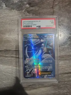 Pokemon Lugia EX Plasma Storm 134/135 Full Art Holo Ultra Rare PSA 7 - Image 1