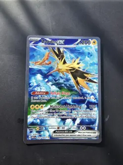 Zapdos ex 202/165 Pokemon Sv: Scarlet & Violet 151 Special Illustration Rare 2 - Image 1