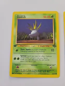 Pokemon TCG Oddish And Gloom Jungle 1st Edition - Image 2