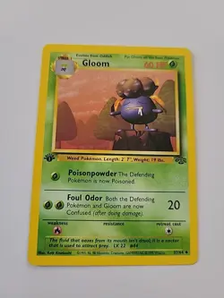 Pokemon TCG Oddish And Gloom Jungle 1st Edition - Image 4