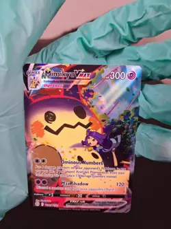 Pokemon TCG Mimikyu VMAX Tg17/Tg30 SWSH09: Brilliant Stars Trainer Gallery NM - Image 2