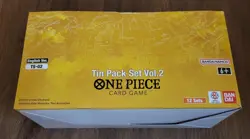 One Piece 12x Mini Tin Pack Set Vol. 2 TS-02 OP-13 Display Factory Sealed Case** - Image 2