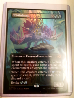 mtg 1 wistfulness card mythic foilcard no. 296 n/.m or better see picture - Image 1