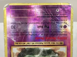 Mew 53/108 XY Evolutions Reverse Holo Rare Pokemon Card - Damaged - Image 4