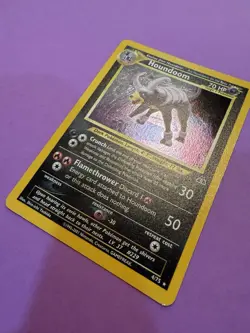 Pokemon Houndoom Neo Discovery 4/75 Holo Rare Card English 2001 - Image 2