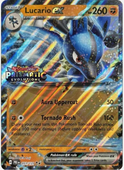 Lucario ex - Stamped Promo - Prismatic Evolutions 051/131 Pokemon Card NM - Image 1