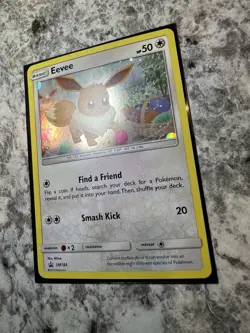 Eevee Cosmos Holo SM184 Sun & Moon Pokemon Card NM - Image 2