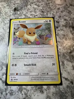 Eevee Cosmos Holo SM184 Sun & Moon Pokemon Card NM - Image 4