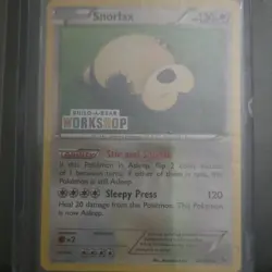 Pokemon Snorlax Build-A-Bear Workshop Promo 80/106 130 HP 120 ATK 2014 Card - Image 1