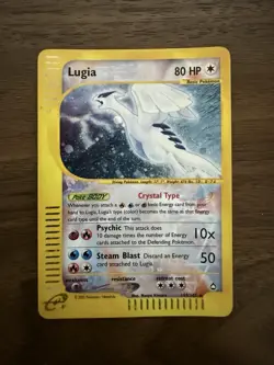 2002 Lugia Crystal Aquapolis Holo Card 149/147 - Image 1