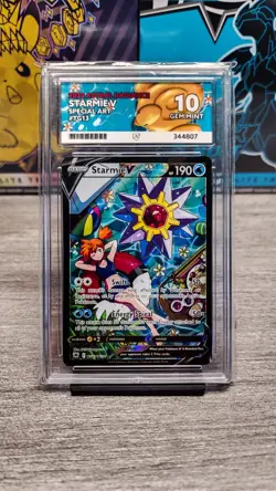 2022 POKEMON SWORD & SHIELD ASTRAL RADIANCE #TG13 FULL ART/STARMIE V ACE 10 - Image 1