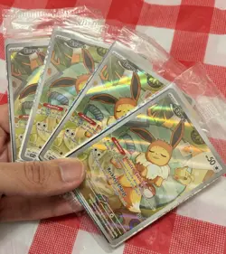 Pokemon TCG Promo Eevee Holo SV021/SV122 Lot of 4 English Sealed 173 Prismatic - Image 1