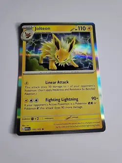 Pokemon TCG Jolteon Scarlet & Violet-151 135/165 Holo Holo Rare - Image 1