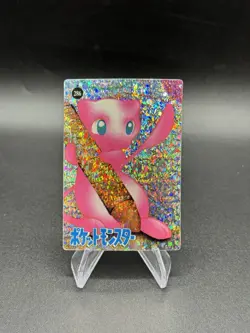 Mew Silver Holo Pokemon Vintage Pocket Monsters Vending Prism Sticker 286 - Image 1