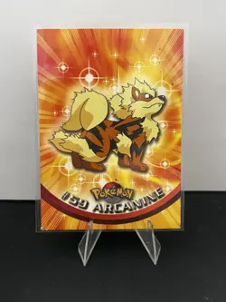 Pokemon #59 Arcanine Topps 1999 TV Animation Edition Series - Image 1