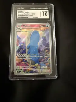 CGC 10 Wailord #162 Journey Together 2023 Pokemon GEM MINT - Image 1