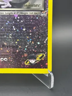 Rocket's Mewtwo #8 Winner Best of Promo Reverse Holo MP Pokemon - Image 4