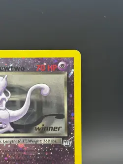 Rocket's Mewtwo #8 Winner Best of Promo Reverse Holo MP Pokemon - Image 5