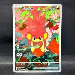 2025 POKEMON WHITE FLARE PANSEAR 099/086 ILLUSTRATION RARE - Image 1