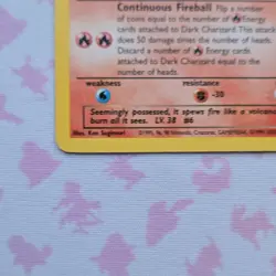 Pokemon TCG Dark Charizard Team Rocket Rare Unlimited Regular 21/82 80HP 2000 - Image 3