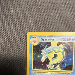 Pokemon Gyarados Holo Rare Base Set 6/102 Wizards English 1999 SEE PHOTOS - Image 3