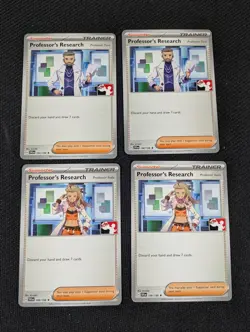 4x Pokemon Professor's Research Prize Pack Series SVI 189/198 and 190/198 - Image 1