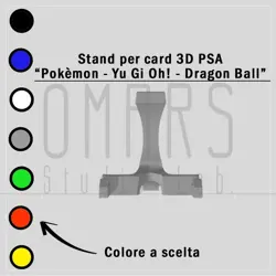 1x Stand Personalizzato in 3D Carte Gradate - Pokemon Yu-Gi-Oh! Dragon Ball PSA - Image 4