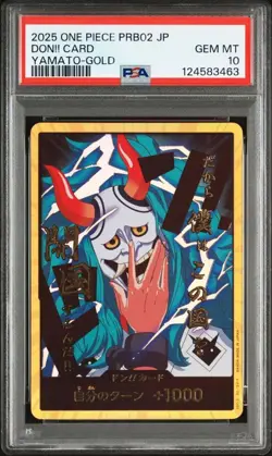 PSA 10 DON!! Card Yamato Super Parallel Gold 2025 ONE PIECE Card Japanese - Image 1