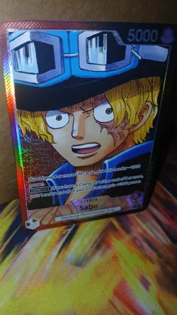 One Piece TCG OP13-004 Sabo Alt Art Leader English - Image 3