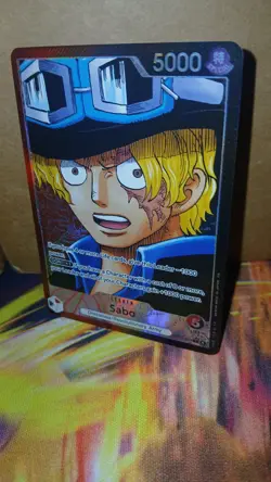 One Piece TCG OP13-004 Sabo Alt Art Leader English - Image 4