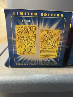 Pokemon 23k Gold Plated Cards BK Pokeball Complete Set Factory Sealed RARE - Image 4