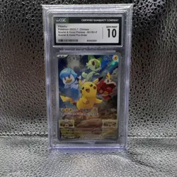 Pokemon Pikachu 001/SV-P Sv-P Promotional Cards Promo Holo Chinese CGC 10 - Image 1