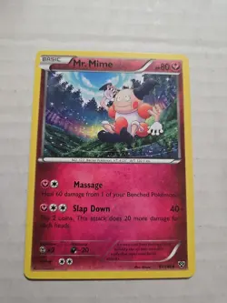 2014 Pokemon XY Base Set Mr. Mime Non-Holo Card - Image 1