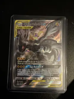 Pokemon Pikachu & Zekrom GX Tag Team TCG Card SM168 - Image 1