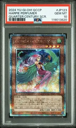 PSA 10 Harpie Perfumer Secret Rare QCCP-JP123 2024 Yu-Gi-Oh! Card Japanese - Image 1