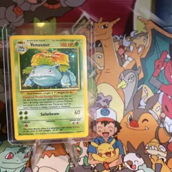 Pokemon TCG Base Set Venusaur Card 15/102 Ultra Rare Vintage 1999 Card - Image 1