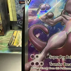 Mewtwo V SWSH229 NM Full Art Promo Rare Pokemon Card - Image 4