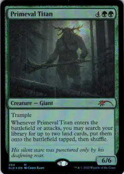 MTG Primeval Titan (494) | NM Foil | Secret Lair Chris Rahn {SLD} - Image 2